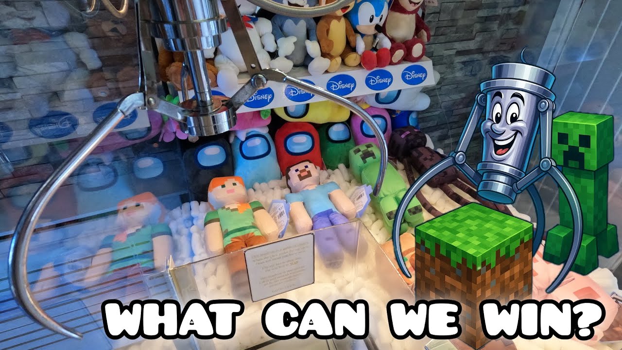 Playing My Minecraft Elaut Mega Crane Claw Machine