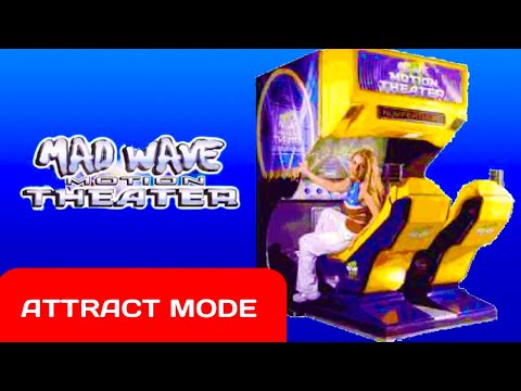 Mad Wave Motion Theater by Triotech Amusements arcade (Attract Mode)