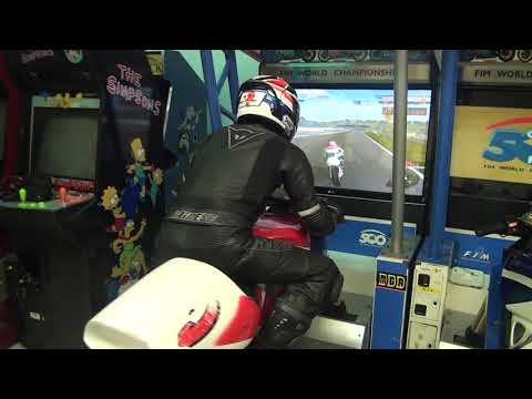 Jugando a a 500 GP de Namco.