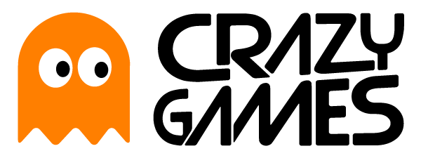 logo crazy games nero